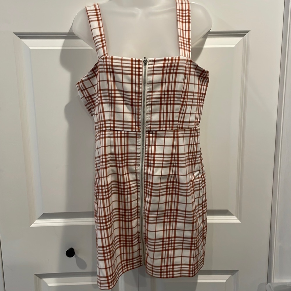 Plaid body con Dress
